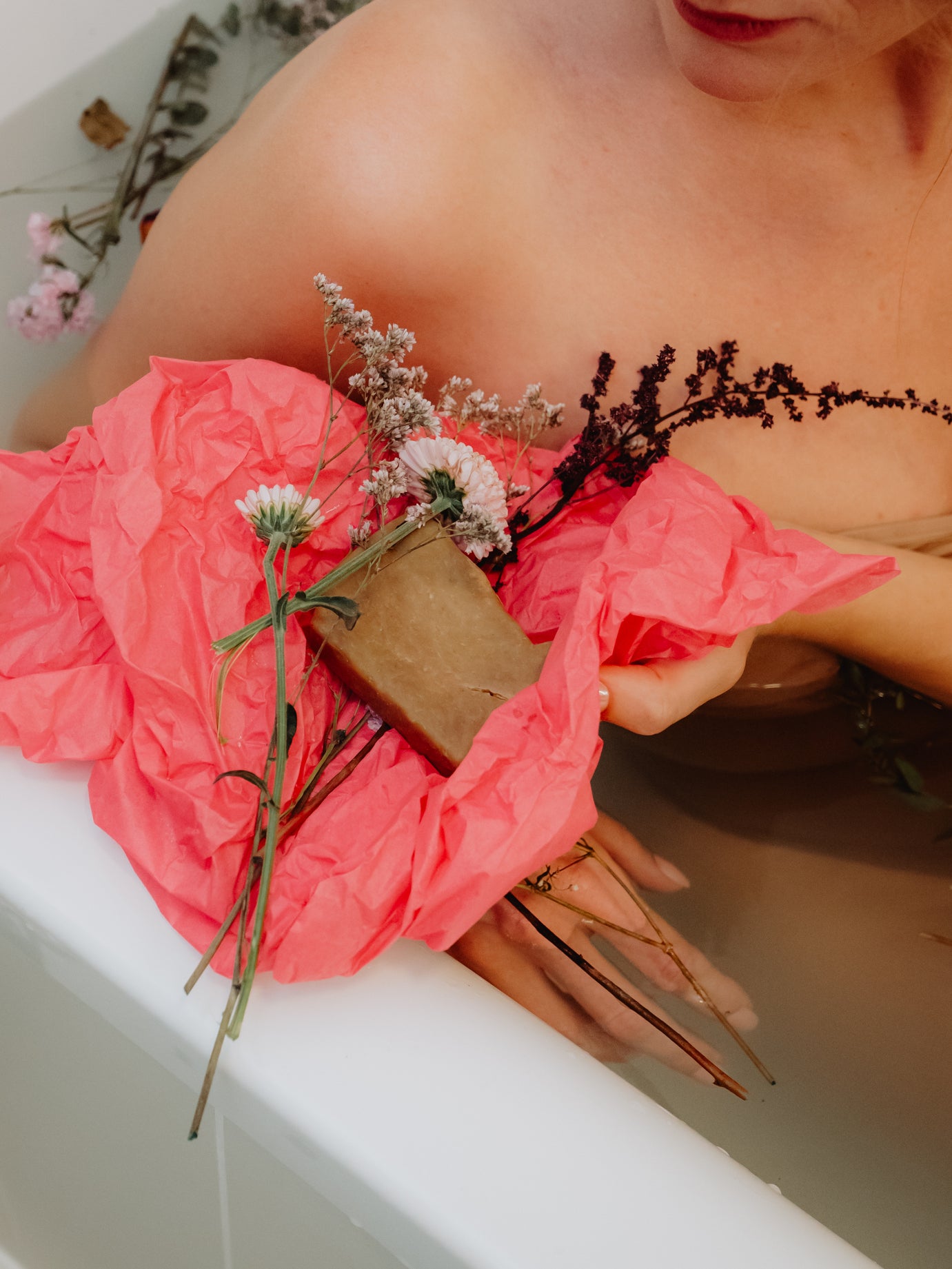 Matcha tea and goat milk soap